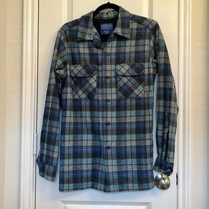 Pendleton Board Shirt Fitted Wool Shirt